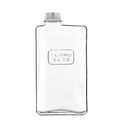 Бутылочка с откручивающейся крышкой 1050 мл, 110 х 76 мм, серия Optima, Luigi Bormioli
