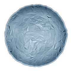 Блюдо голубое 33 см, стекло, серия DIAMOND, Bormioli Rocco