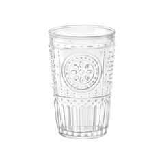 Набор стаканов прозрачных Romantic, 4 шт, 340 мл, D79 мм, H123 мм, хрустальное стекло, Bormioli Rocco