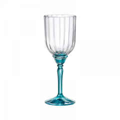 Набор бокалов для вина Florian Lucent Blue, 6 шт, 245 мл, D72 мм, H197,5 мм, хрустальное стекло, Bormioli Rocco