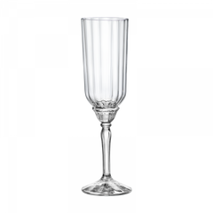 Набор бокалов для шампанского Florian, 6 шт, 210 мл, D65 мм, H220 мм, хрустальное стекло, Bormioli Rocco