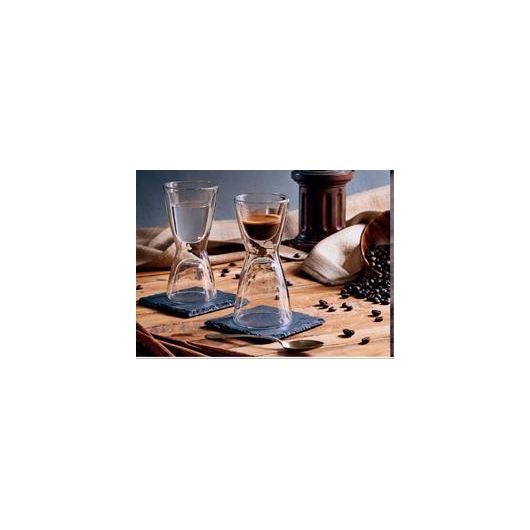 Набор стаканов для кофе и воды, 65 мл и 100 мл, 2 шт., серия Thermic Glass, Luigi Bormioli, изображение 2