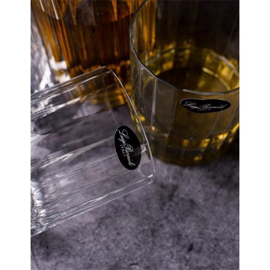 Набор из графина с пробкой 700 мл и 4 стаканов Олд Фэшн 340 мл, серия Bach, Luigi Bormioli, изображение 5