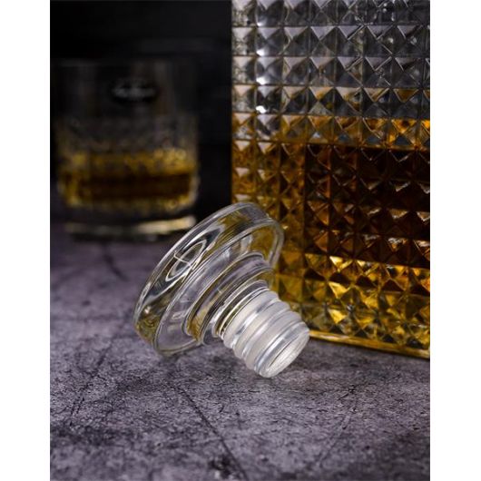 Набор из графина с пробкой 750 мл и 4 стаканов Олд Фэшн 380 мл, серия Mixology, Luigi Bormioli, изображение 5