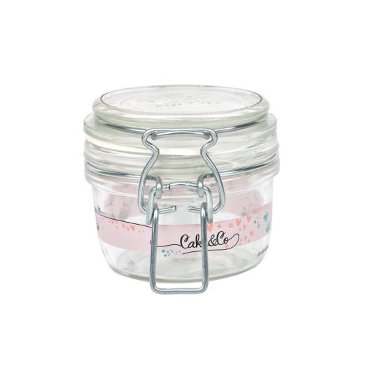Банка герметичная 125 мл, цвета в ассортименте, стекло, серия Cake&Co, Bormioli Rocco