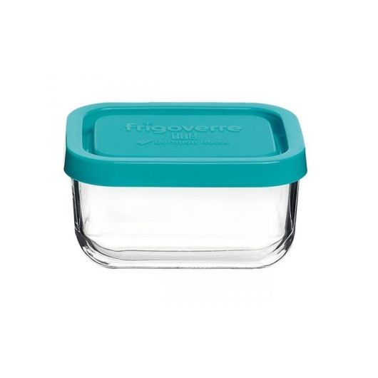 Контейнер прямоугольный 10 х 7 см, 150 мл, синий, стекло, серия Frigoverre Classic, Bormioli Rocco