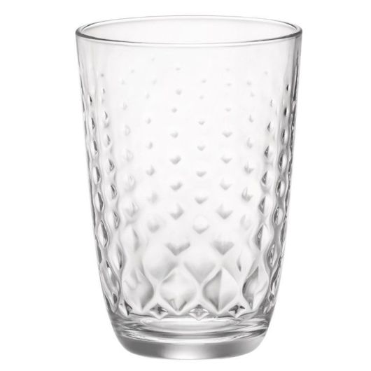 Набор из 6-ти стаканов 395 мл, хрустальное стекло, серия Glit, Bormioli Rocco