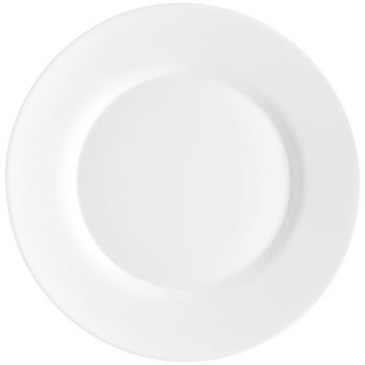 Тарелка обеденная 25 см, белый, стеклокерамика, серия TOLEDO, Bormioli Rocco