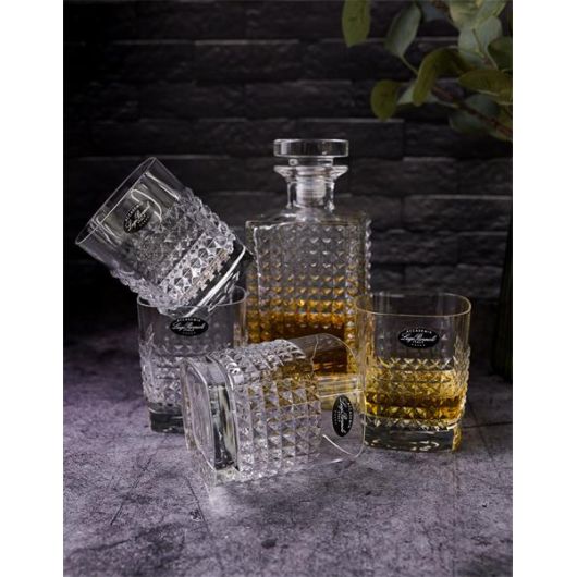 Набор из графина с пробкой 750 мл и 4 стаканов Олд Фэшн 380 мл, серия Mixology, Luigi Bormioli, изображение 3