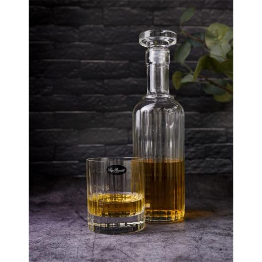 Набор из графина с пробкой 700 мл и 4 стаканов Олд Фэшн 340 мл, серия Bach, Luigi Bormioli
