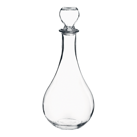 Декантер  с пробкой в подарочной упаковке Loto 1 л, D134 мм, H308 мм, хрустальное стекло, Bormioli Rocco